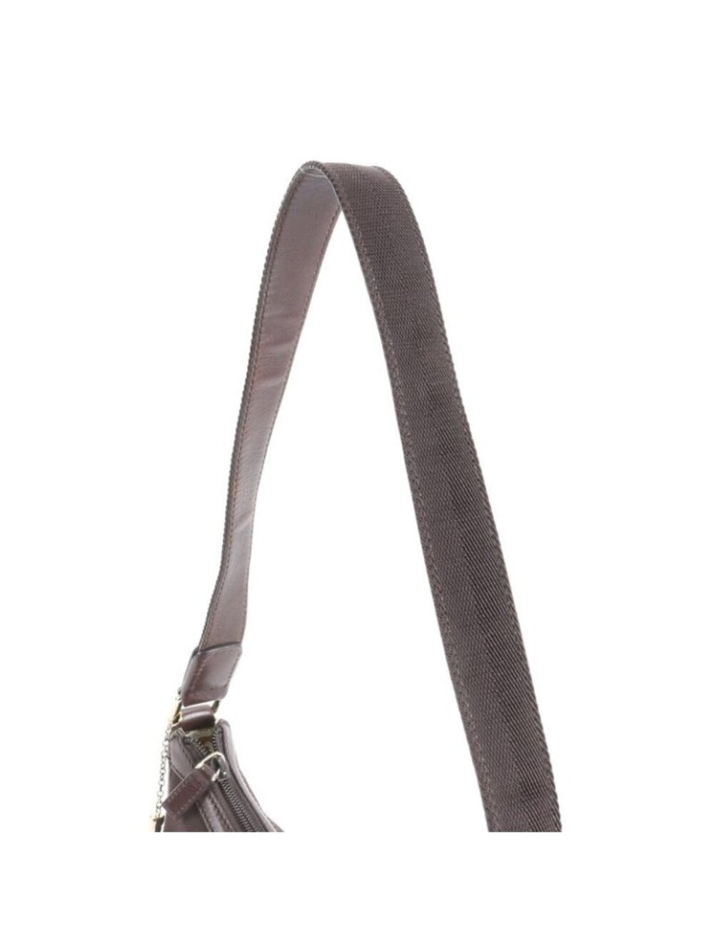 Gucci Leather Shoulder Bag Tote Brown Ree - Picture 2 of 9